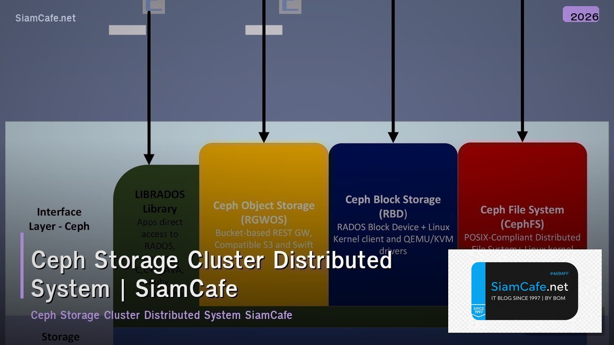 ceph storage cluster distributed system