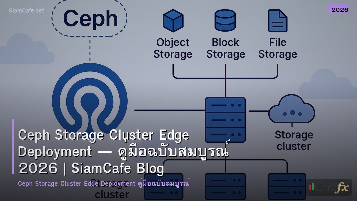 ceph storage cluster edge deployment