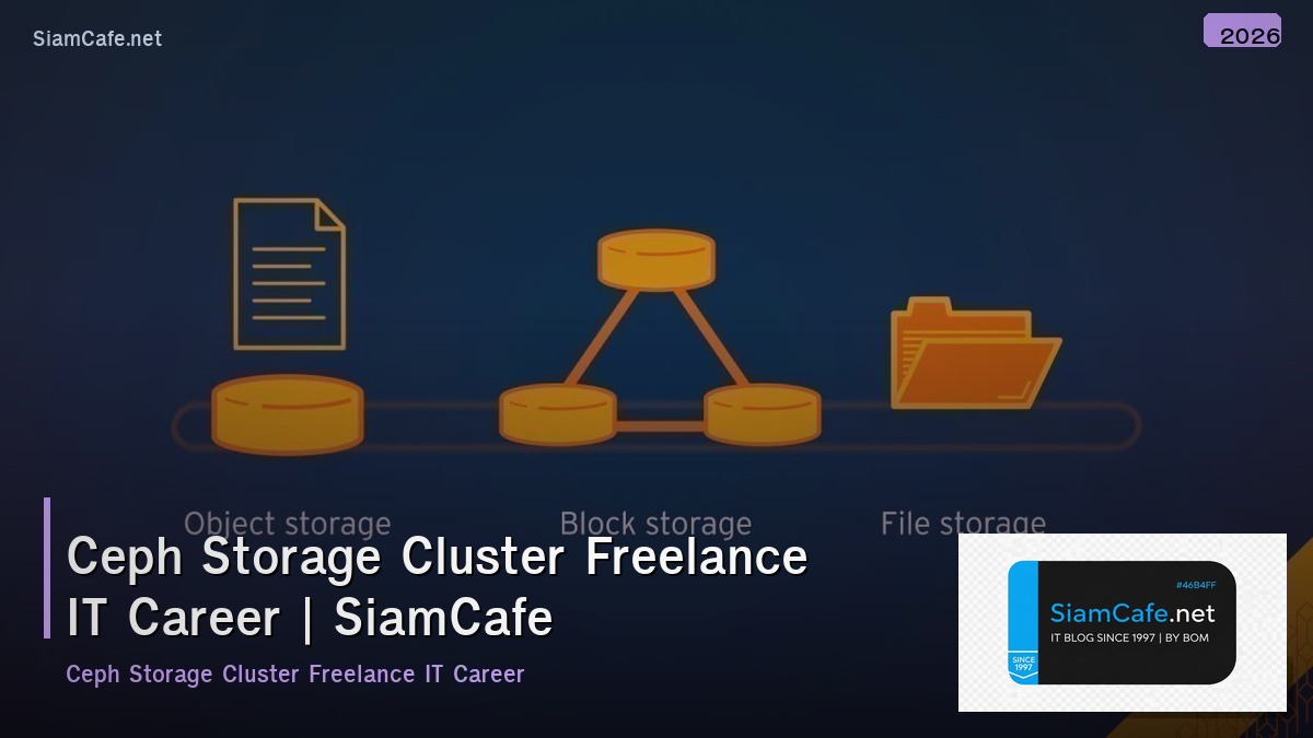 ceph storage cluster freelance it career
