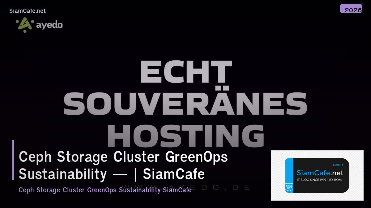 ceph storage cluster greenops sustainability