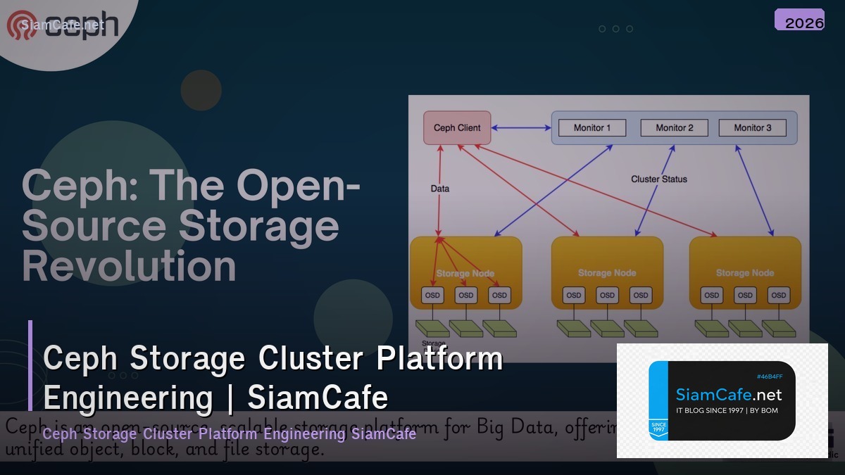 ceph storage cluster platform engineering