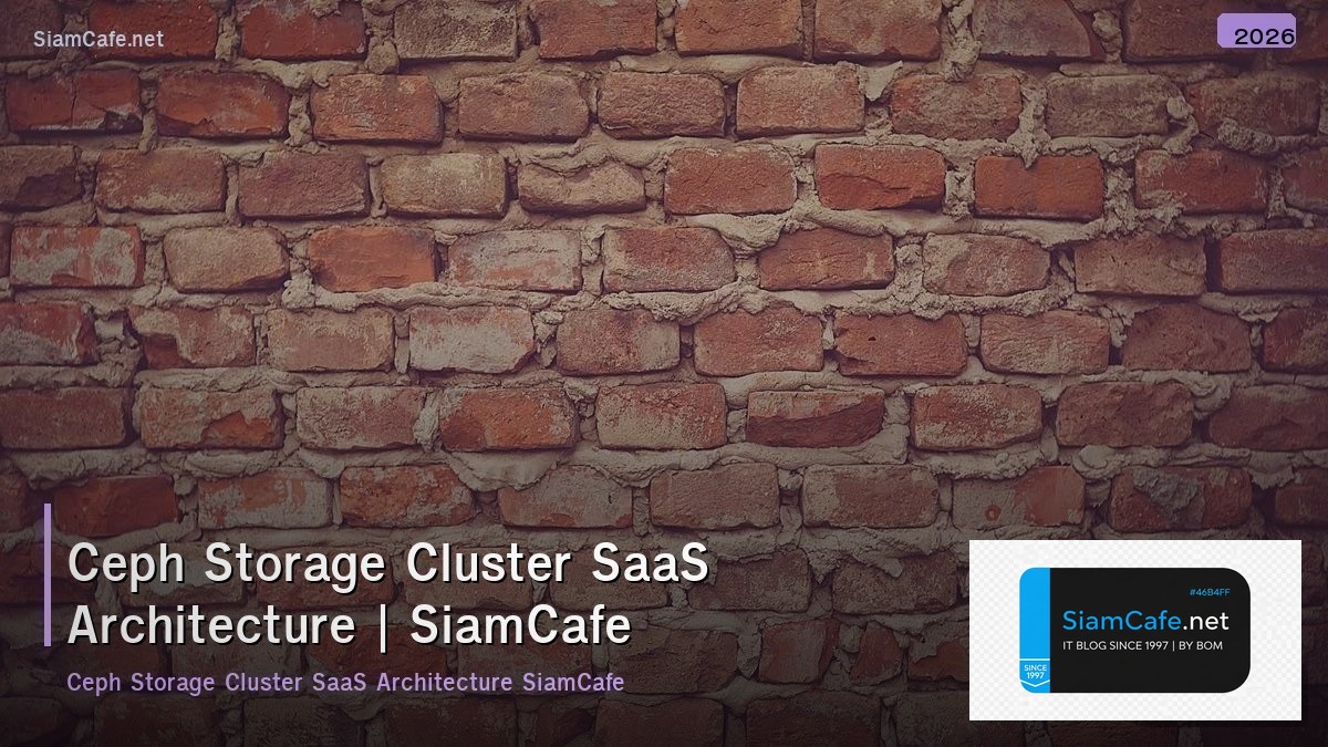 ceph storage cluster saas architecture