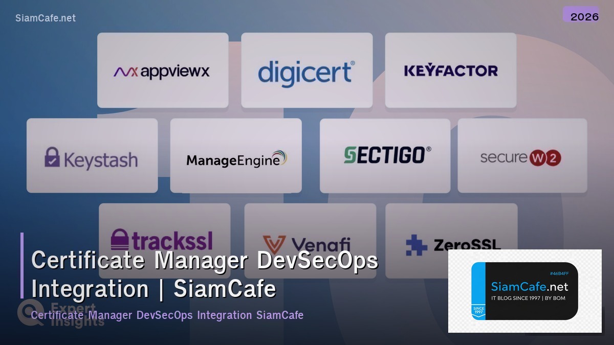 certificate manager devsecops integration