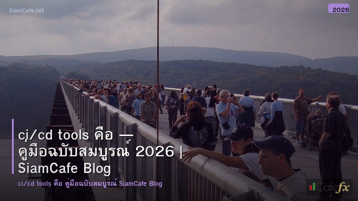 cicd tools คอ