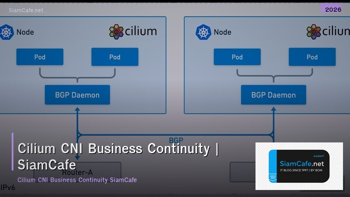 cilium cni business continuity