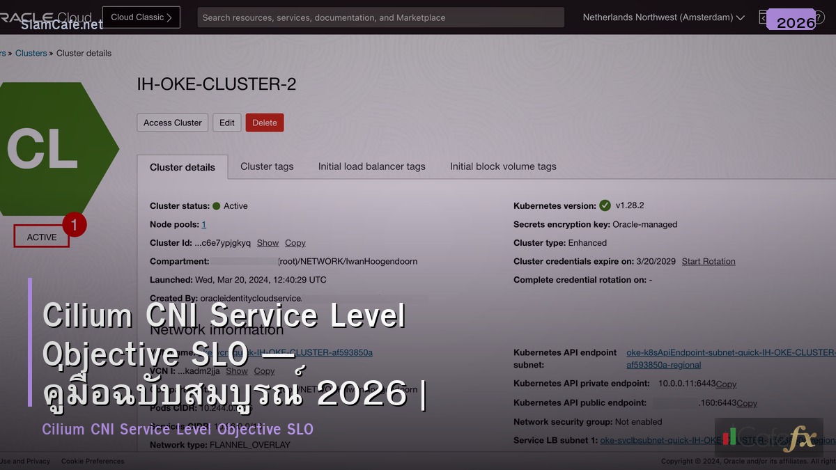 cilium cni service level objective slo