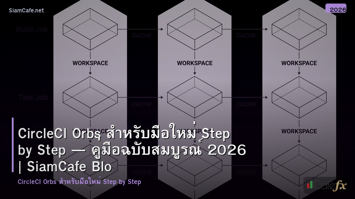 circleci orbs สำหรบมอใหม step by step