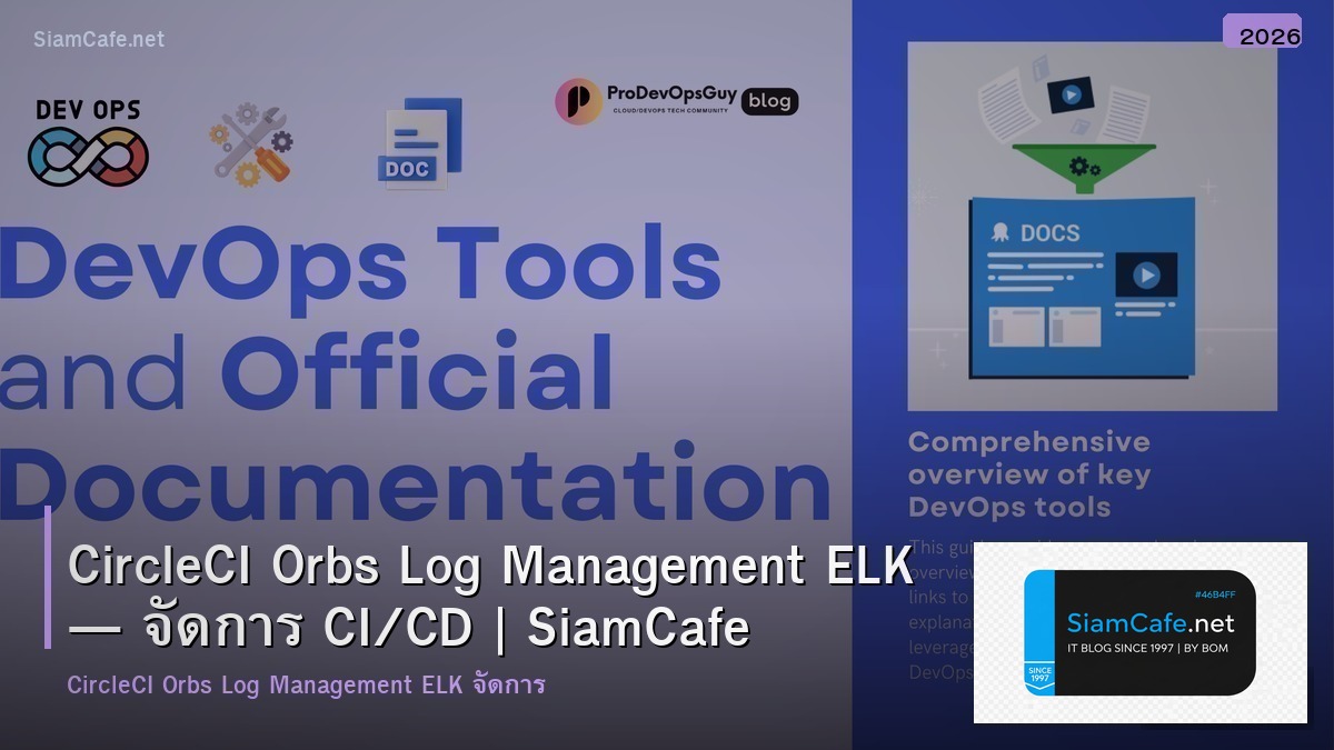 circleci orbs log management elk
