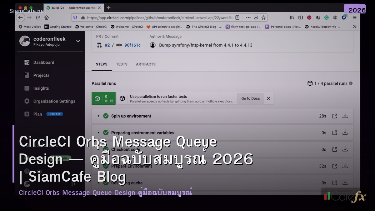 circleci orbs message queue design