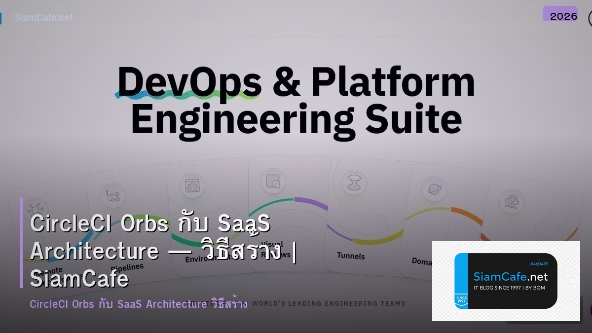 circleci orbs saas architecture