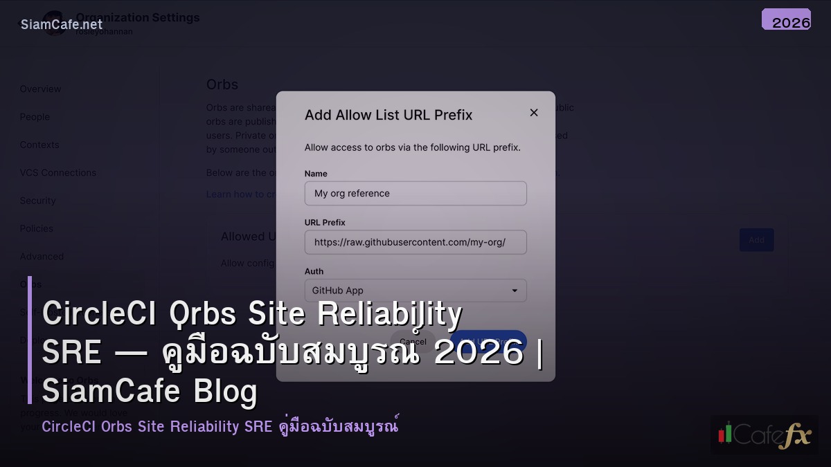 circleci orbs site reliability sre