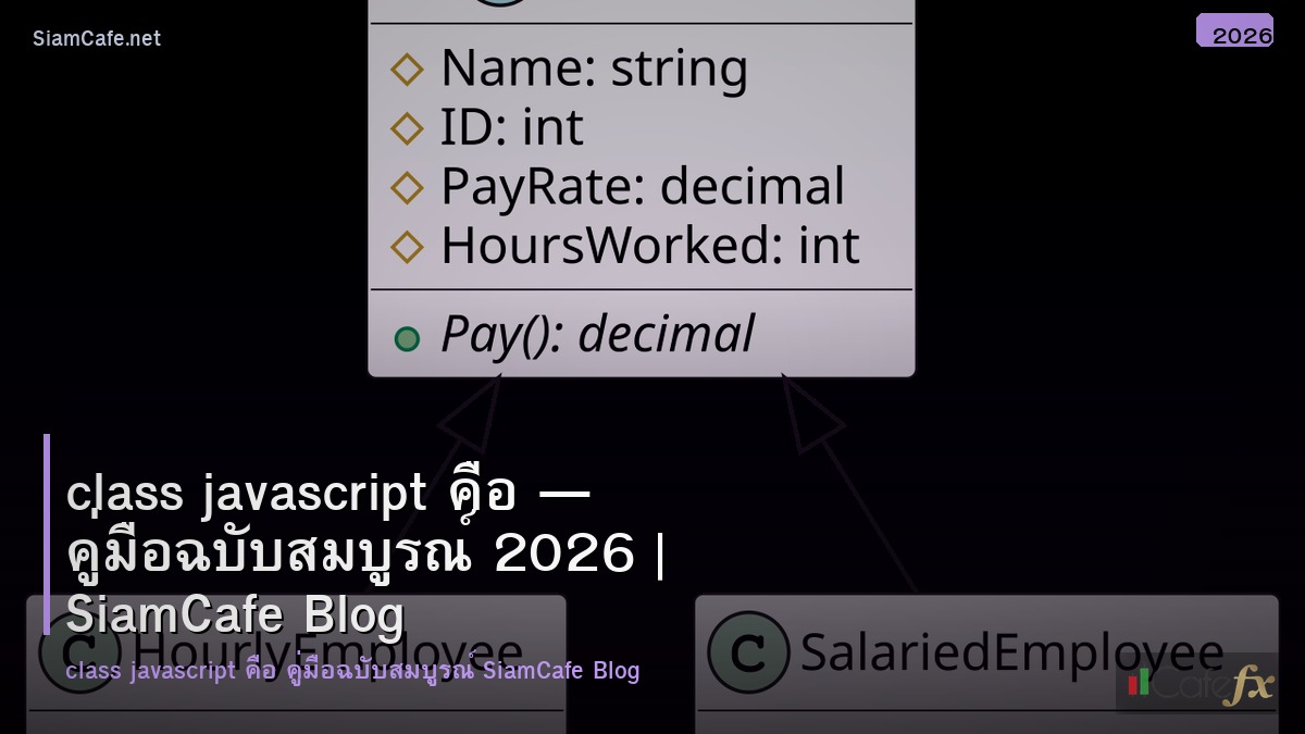 class javascript คอ