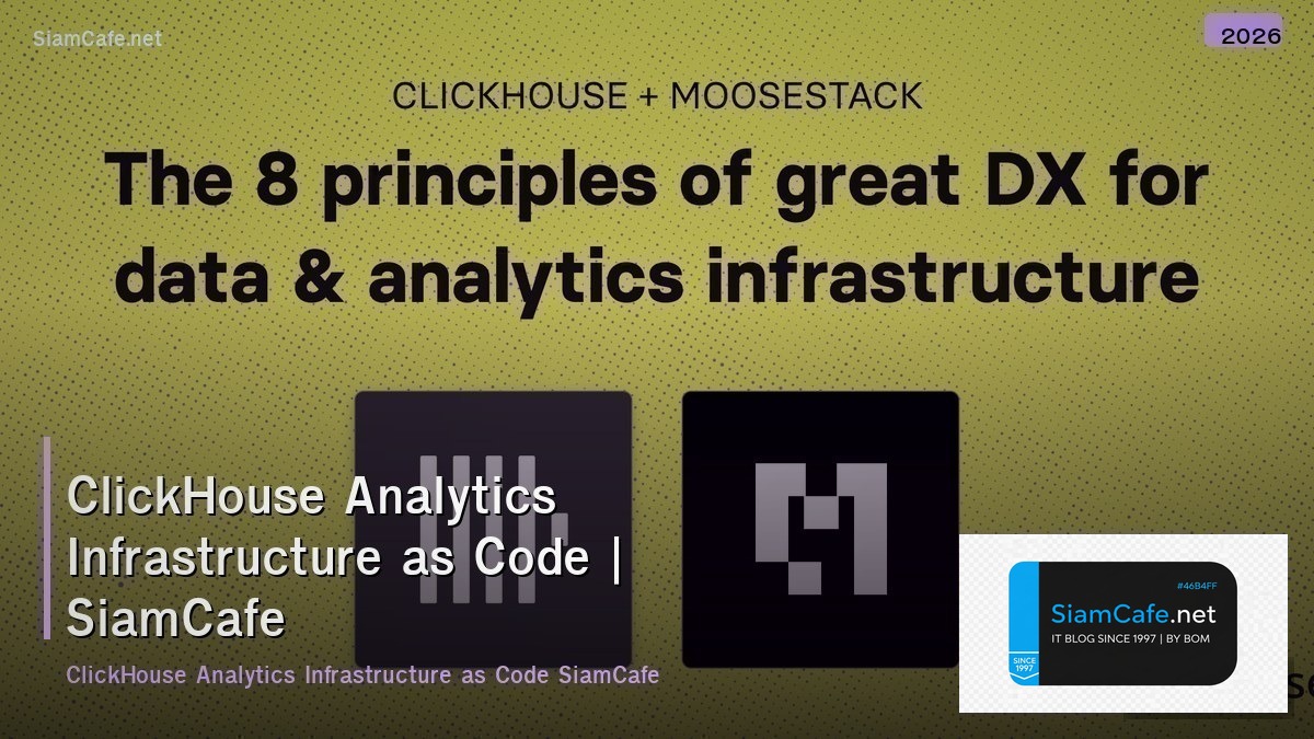 clickhouse analytics infrastructure as code