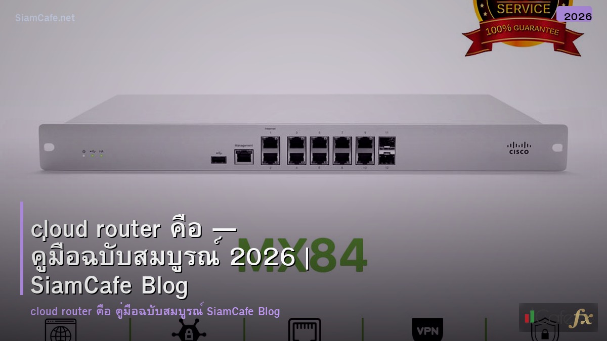 cloud router คอ