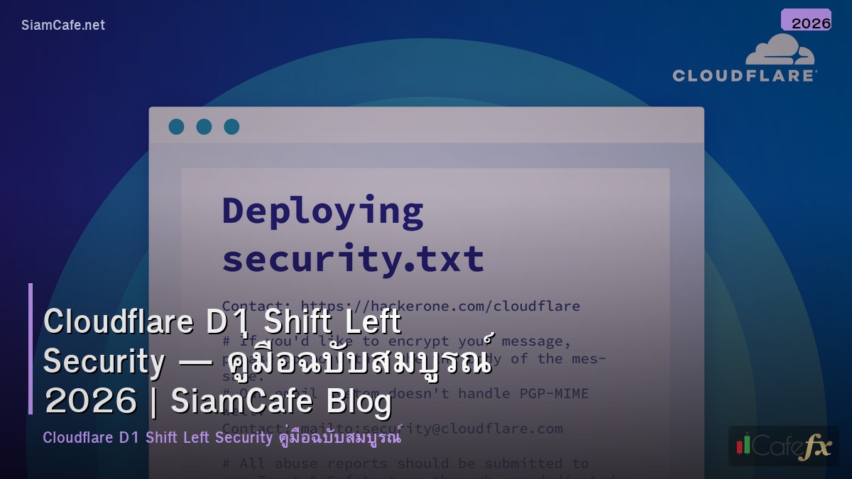 cloudflare d1 shift left security