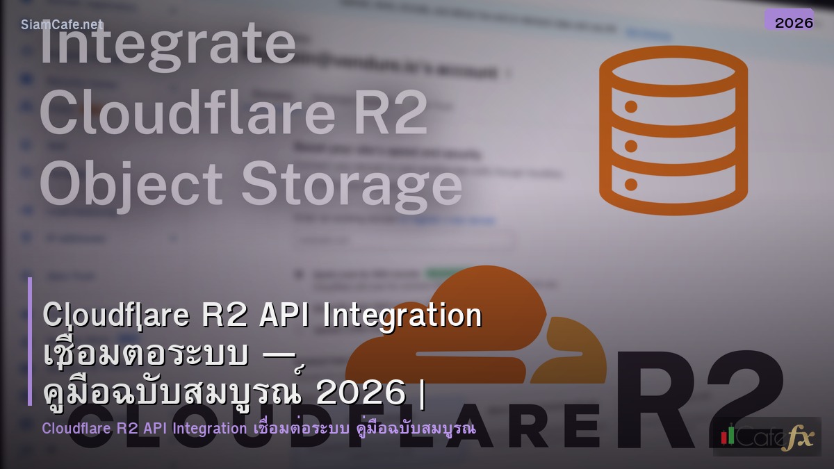 cloudflare r2 api integration เชอมตอระบบ