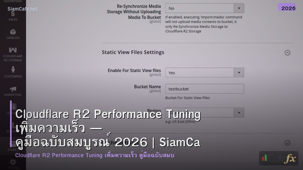 cloudflare r2 performance tuning เพมความเรว