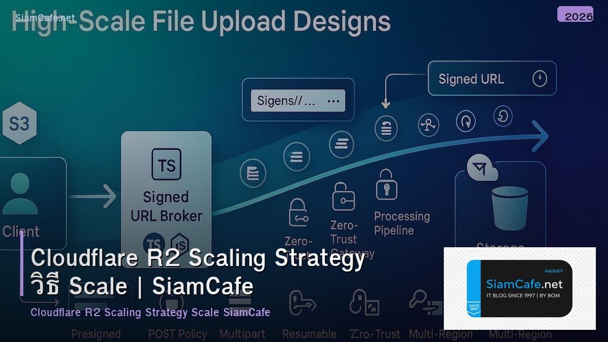 cloudflare r2 scaling strategy วธ scale