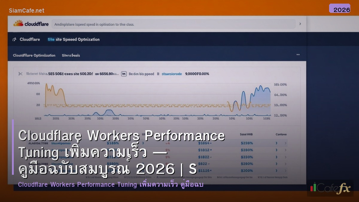 cloudflare workers performance tuning เพมความเรว