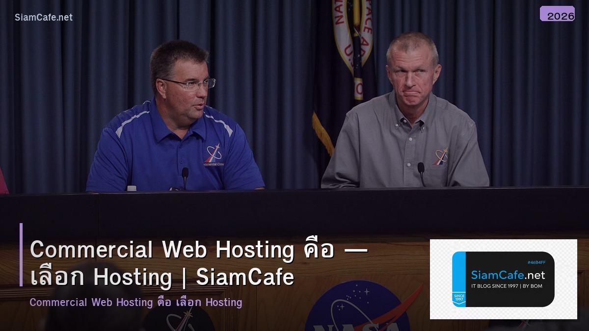commercial web hosting คอ
