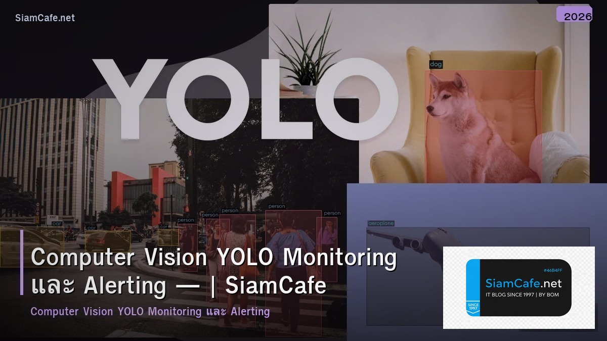 computer vision yolo monitoring และ alerting