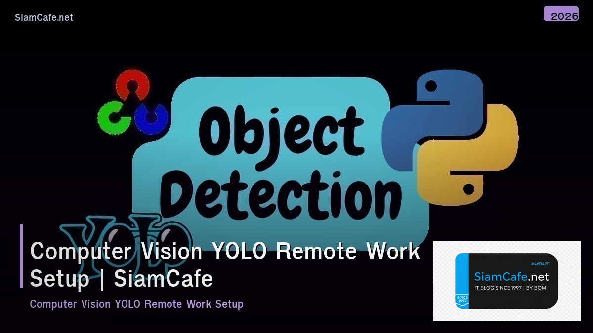 computer vision yolo remote work setup