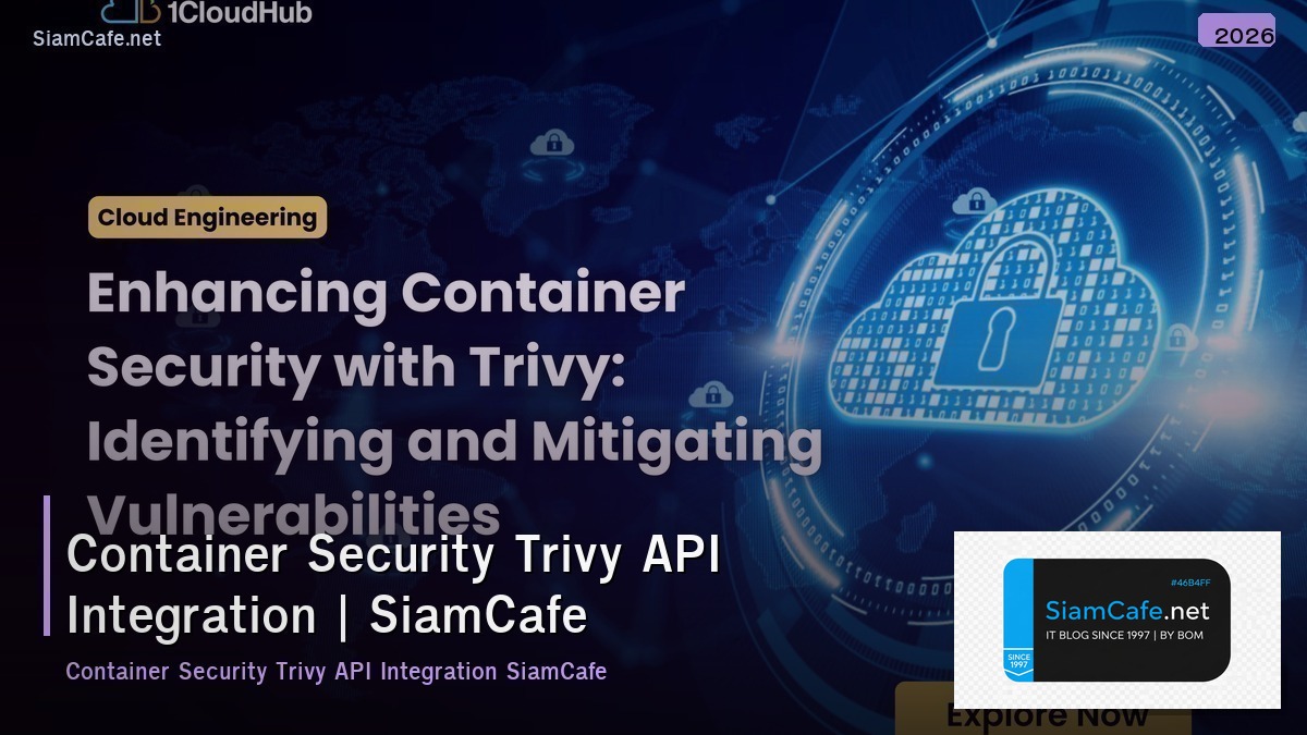 container security trivy api integration เชอมตอระบบ