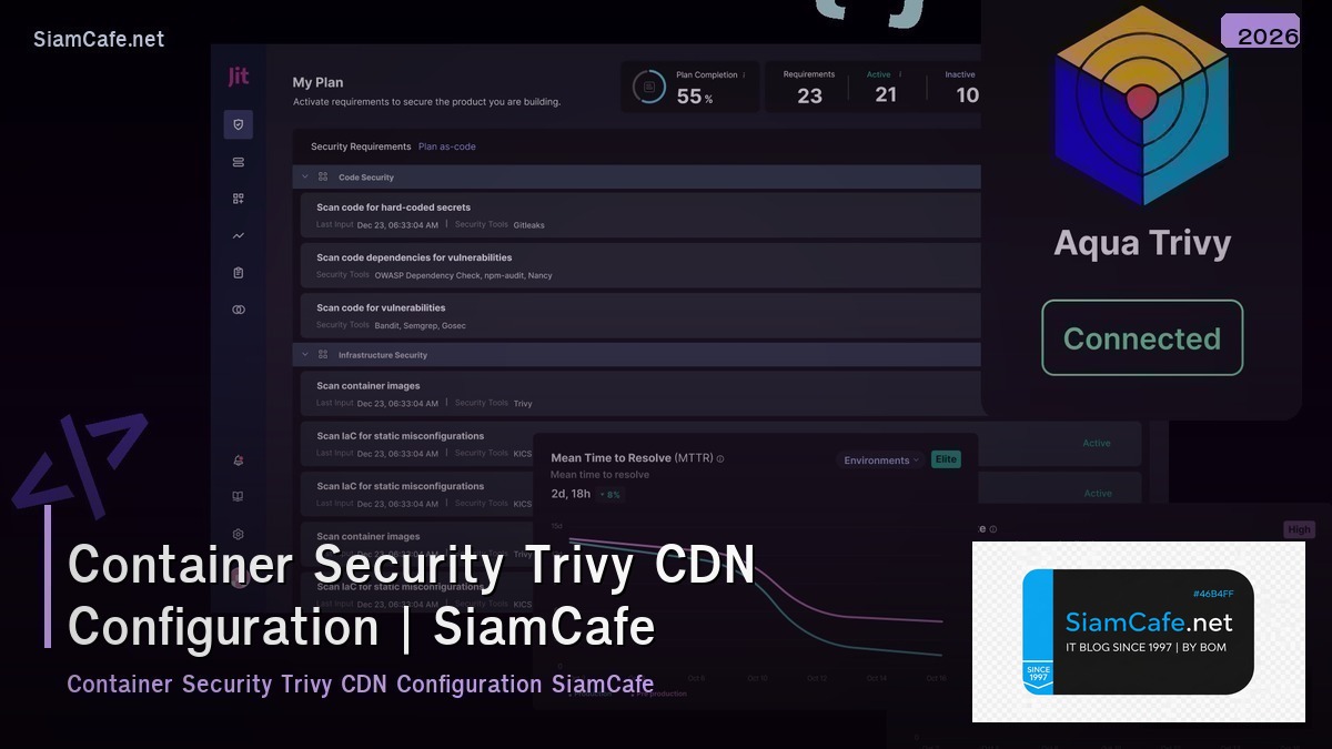 container security trivy cdn configuration