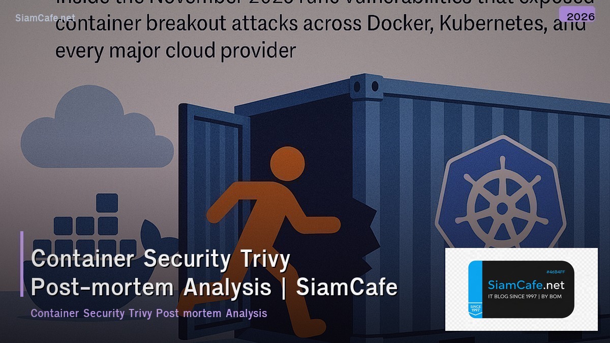 container security trivy post mortem analysis