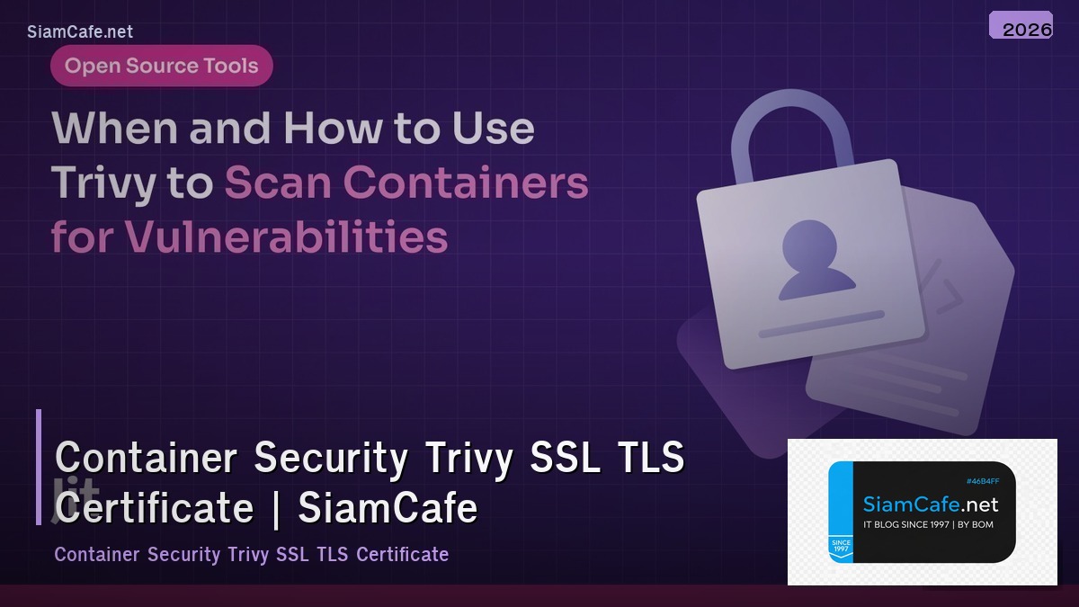 container security trivy ssl tls certificate