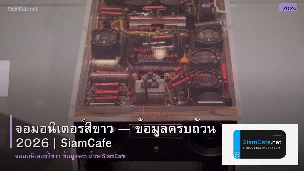 จอมอนเตอร สขาว