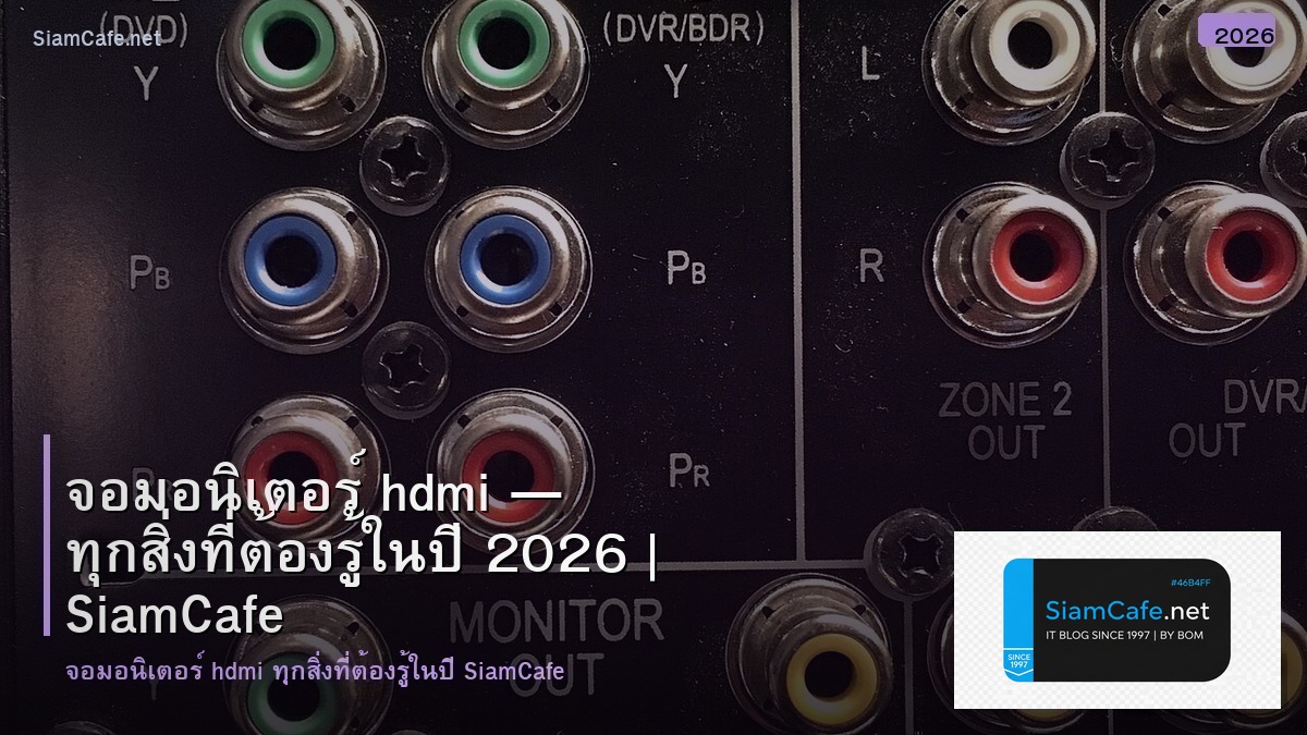 จอมอนเตอร hdmi