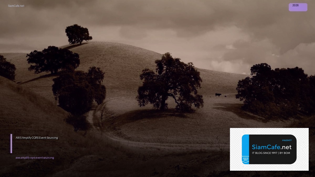 AWS Amplify CQRS Event Sourcing | SiamCafe Blog