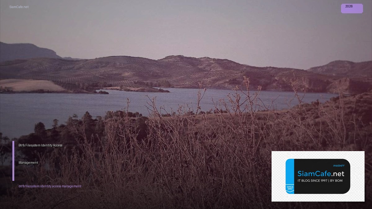 Btrfs Filesystem Identity Access Management | SiamCafe Blog