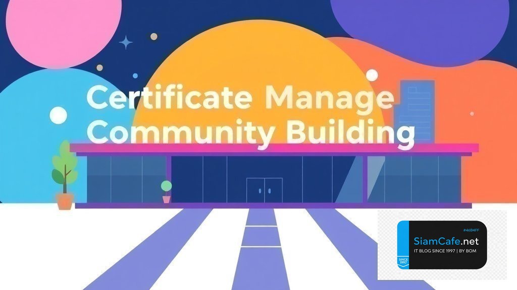 Certificate Manager Community Building | SiamCafe Blog
