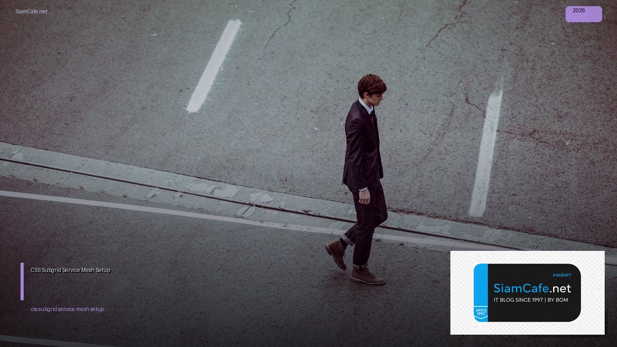 CSS Subgrid Service Mesh Setup | SiamCafe Blog