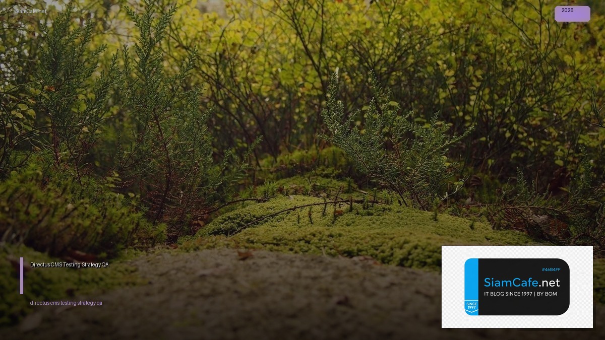 Directus CMS Testing Strategy QA | SiamCafe Blog
