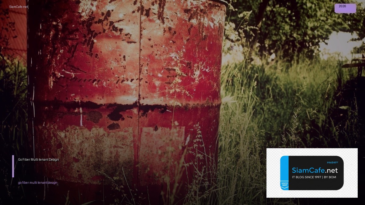 Go Fiber Multi-tenant Design | SiamCafe Blog