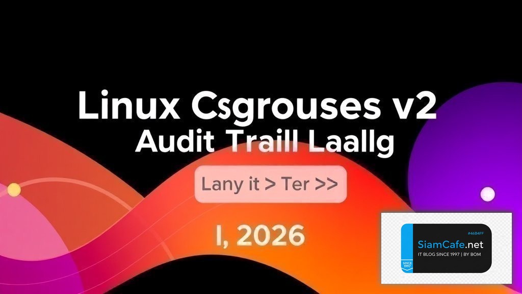 Linux Cgroups v2 Audit Trail Logging | SiamCafe Blog