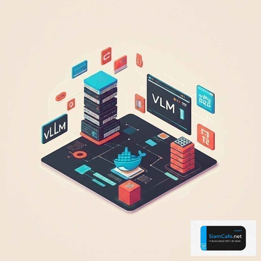 LLM Inference vLLM Docker Container Deploy | SiamCafe Blog