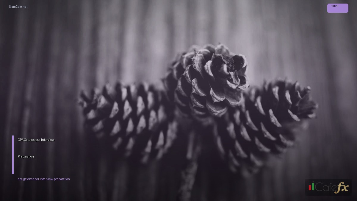 OPA Gatekeeper Interview Preparation | SiamCafe Blog