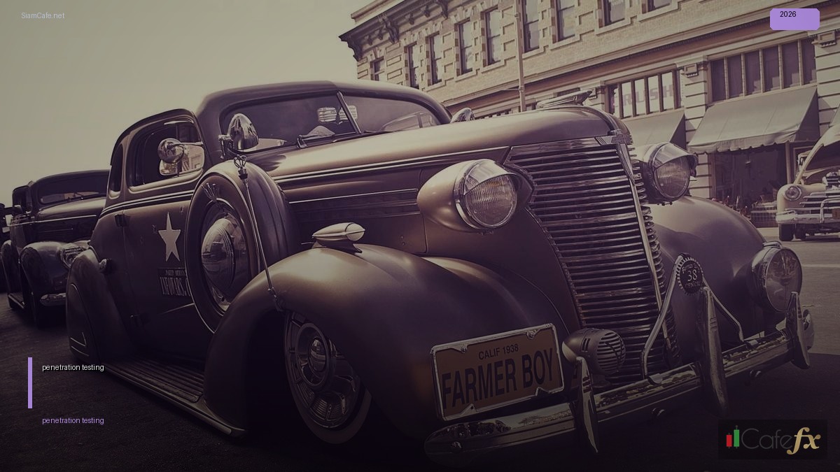 penetration testing มีกี่แบบ | SiamCafe Blog