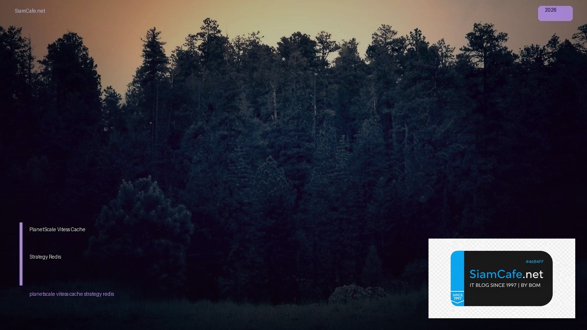 PlanetScale Vitess Cache Strategy Redis | SiamCafe Blog