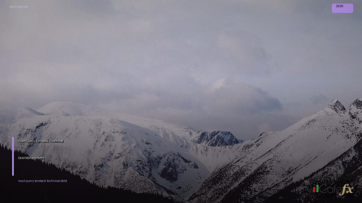 React Query TanStack Technical Debt Management | SiamCafe Blog