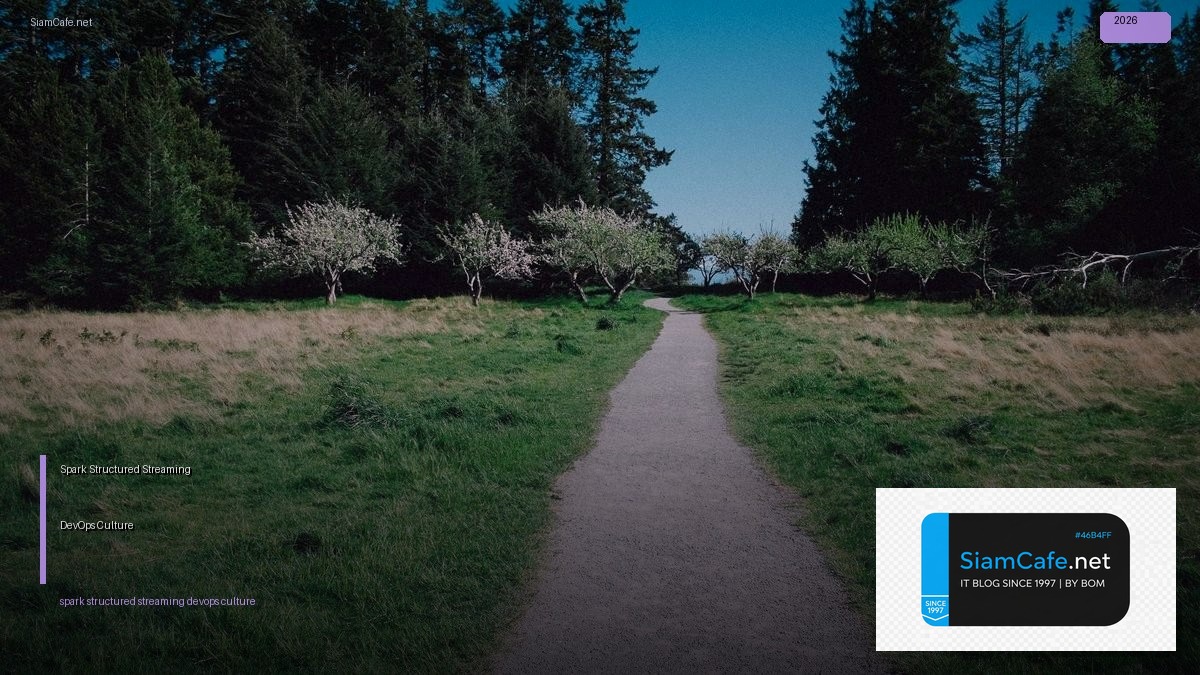 Spark Structured Streaming DevOps Culture | SiamCafe Blog