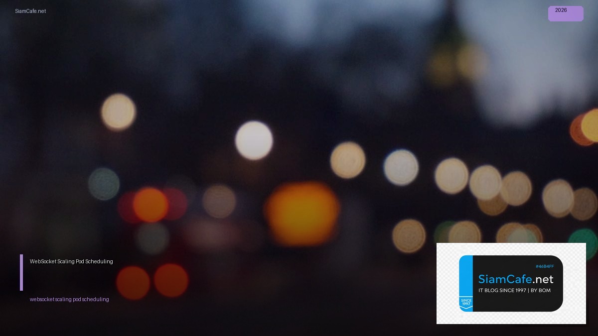 WebSocket Scaling Pod Scheduling | SiamCafe Blog