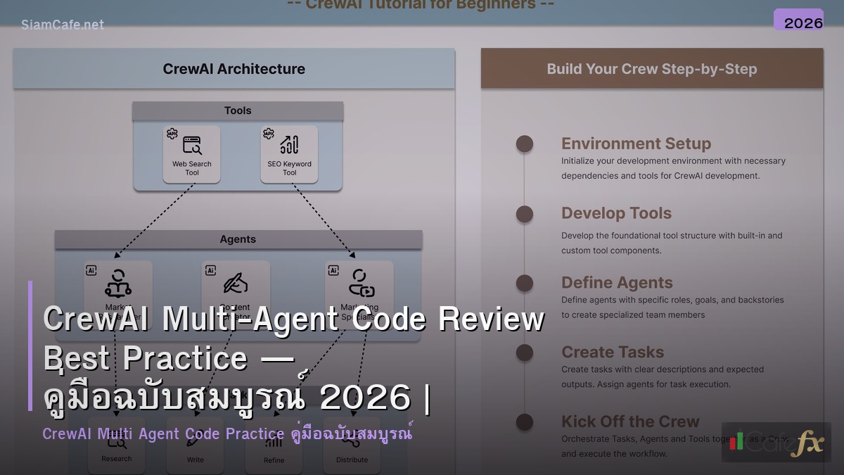 crewai multi agent code review best practice
