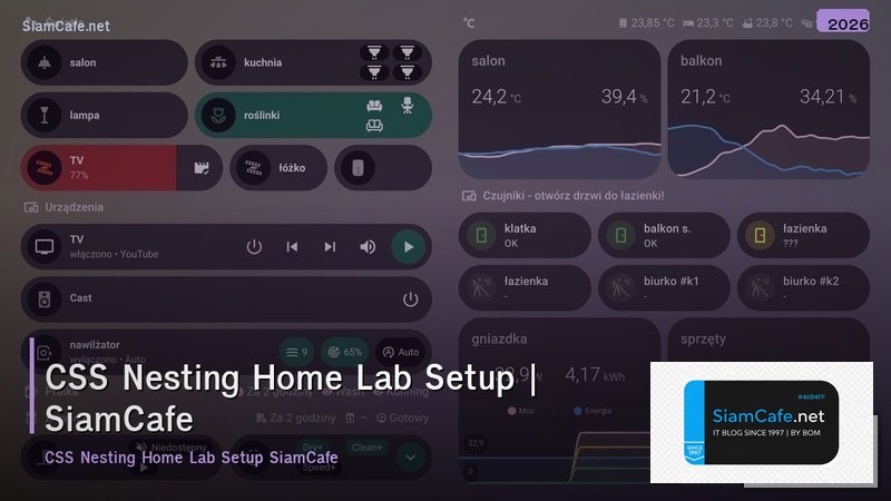 css nesting home lab setup
