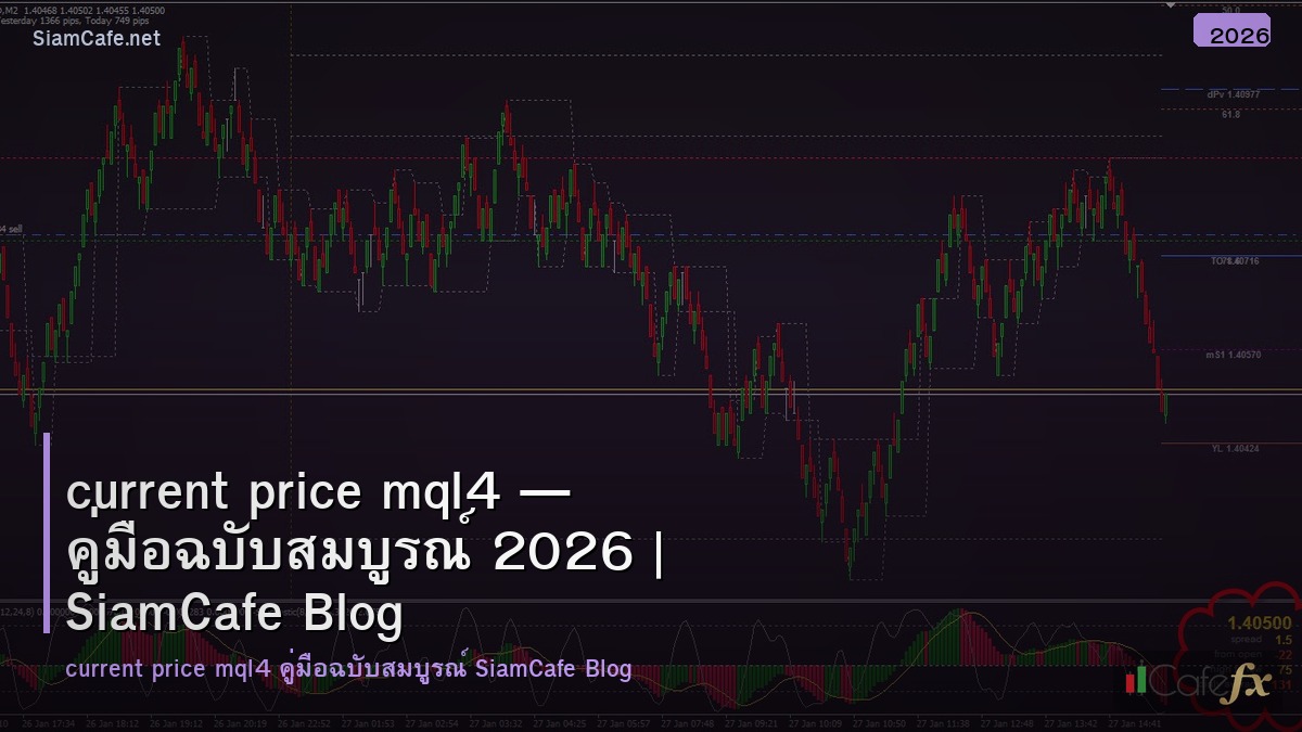 current price mql4 — คู่มือฉบับสมบูรณ์ 2026