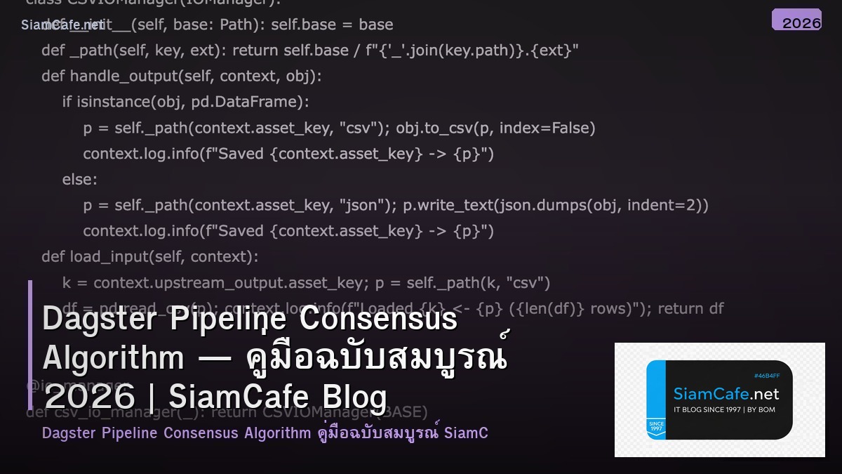 dagster pipeline consensus algorithm